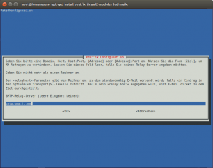 Postfix SMTP-Relay Config